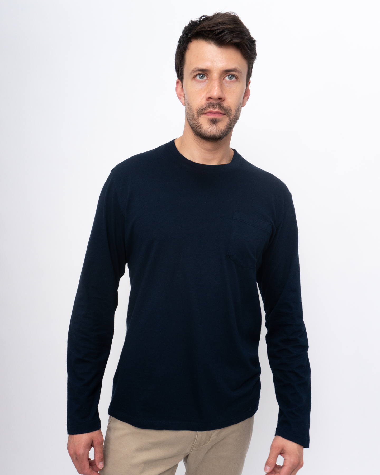 Montecito Supima Long Sleeve Crew