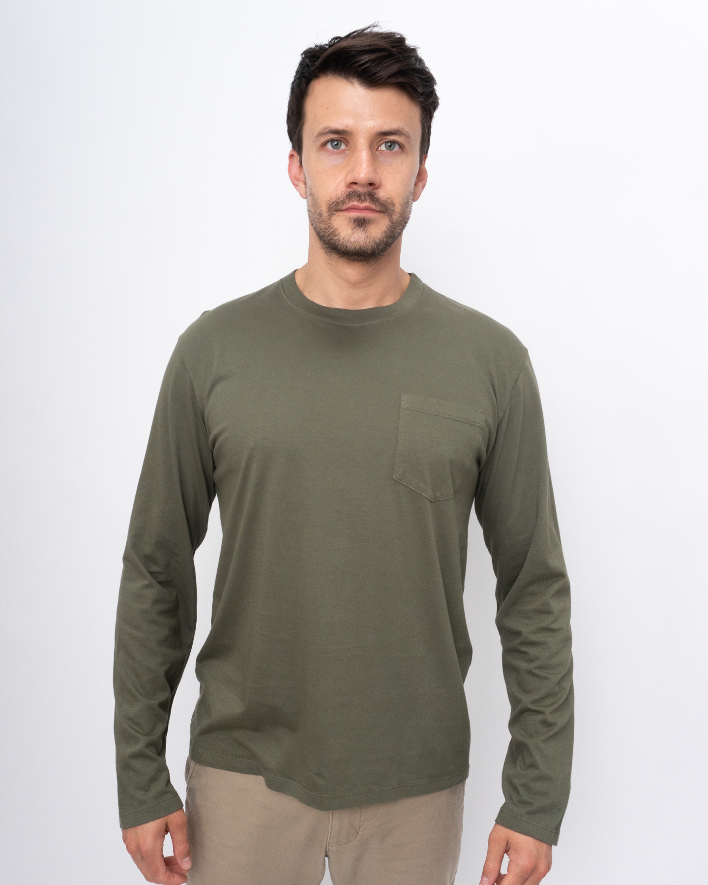 Montecito Supima Long Sleeve Crew