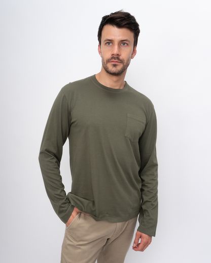 Montecito Supima Long Sleeve Crew